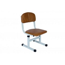 Children chair T-shaped, on a square tube, adjustable, height groups №1-3